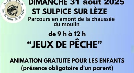 Jeux de pêche à Saint-Sulpice-sur-Lèze
