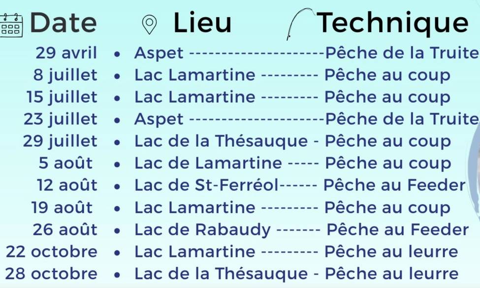 Initiation à la pêche