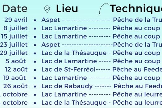 Initiation à la pêche